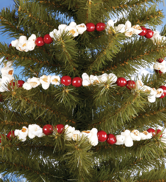 Popcorn and Cranberry Garland