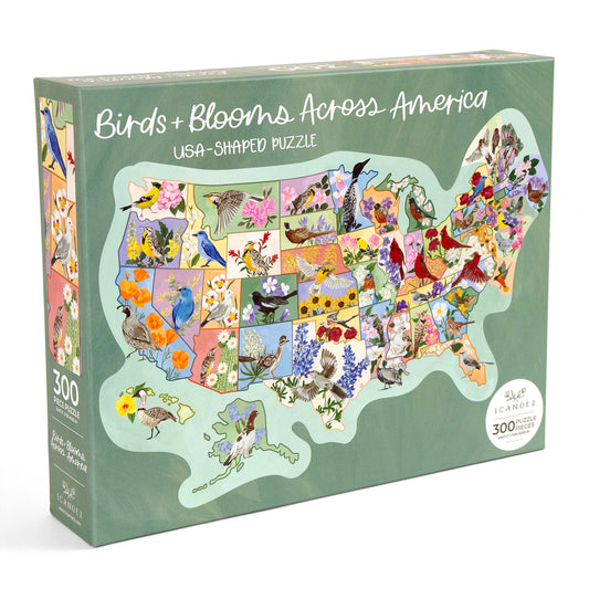 Birds & Blooms Across America - 300 Piece Puzzle