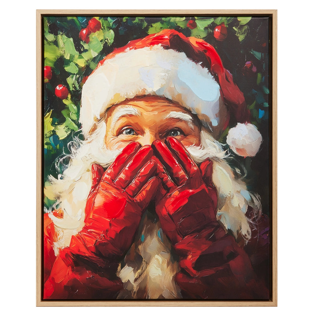 Santa's Secret Framed Wall Art