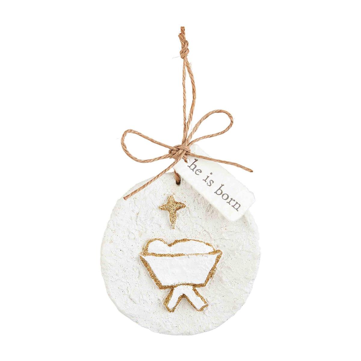 Glitter Paper Mache Ornament