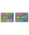 16" Merry Neon Cookies Sign