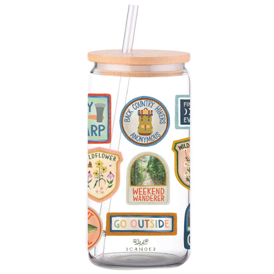 The Great Outdoors Glass Can