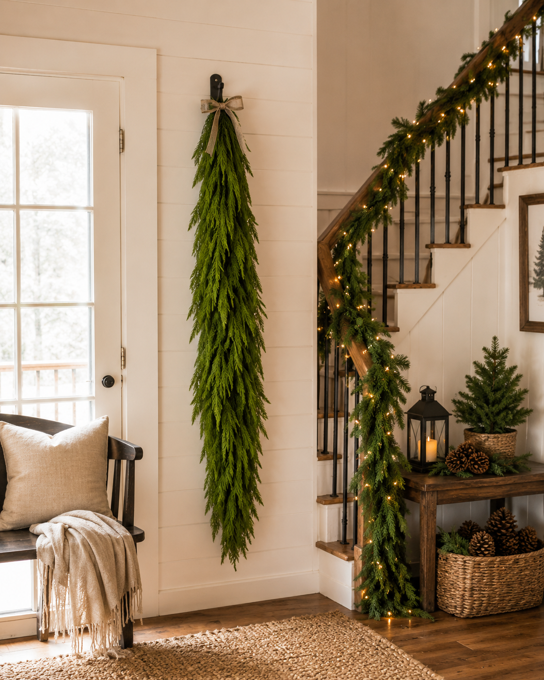 6.5' Norfolk Pine Draping Garland