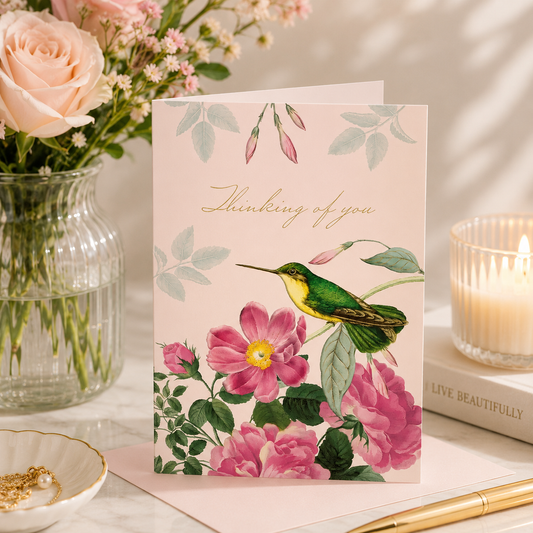 Greeting Card Thinking of You Hummingbird