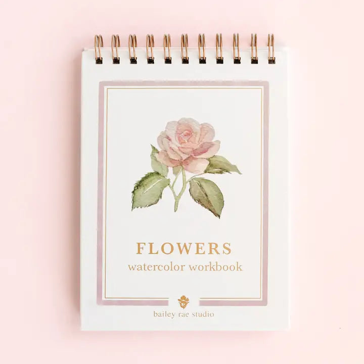 Flowers Watercolor Workbook