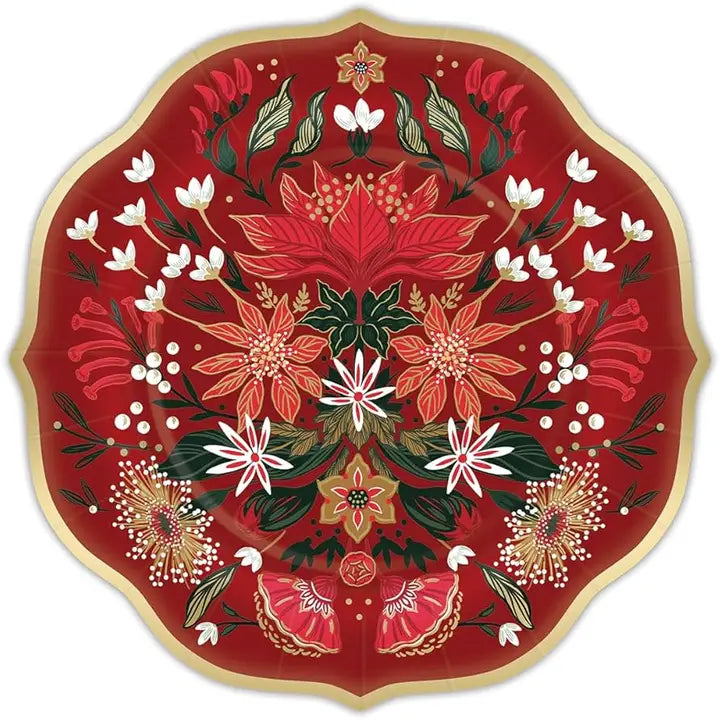 Christmas Garden Dinner Plate