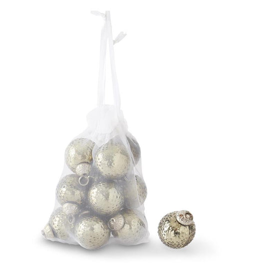 Bag of Dot Embossed Ornaments