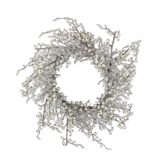 Iced White Berry Wreath