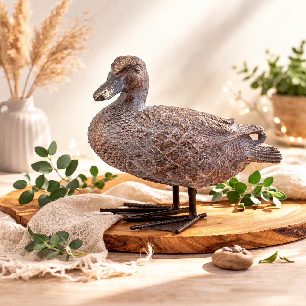 Standing Brown/Gld Duck