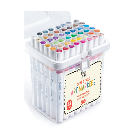 Dual Tip Art Markers Set by Pippi Post