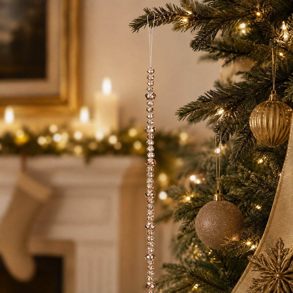 Amber Glass Garland