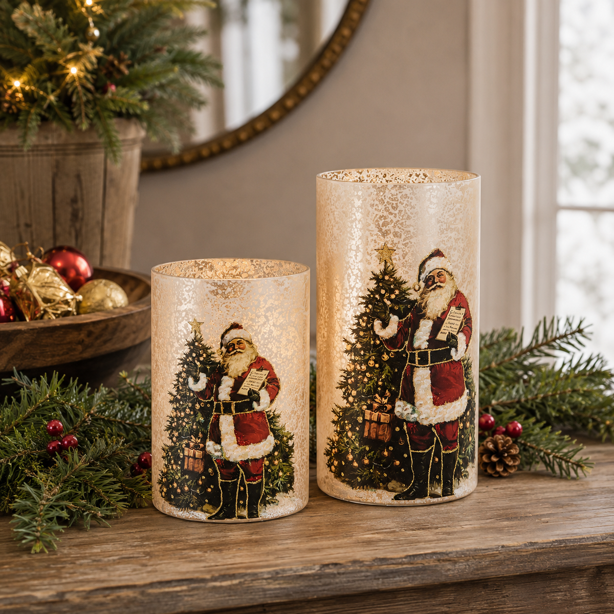 Checking It Twice Decorative Containers