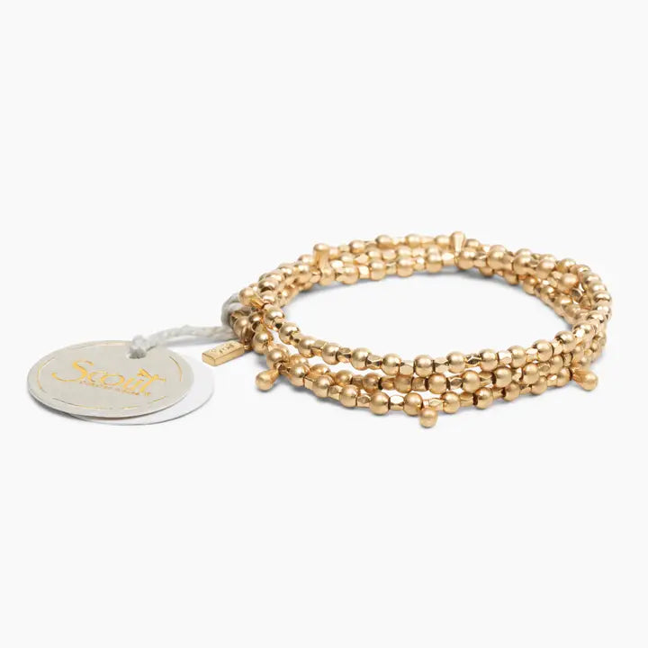 Metal Wrap Classic Teardrop Bracelet