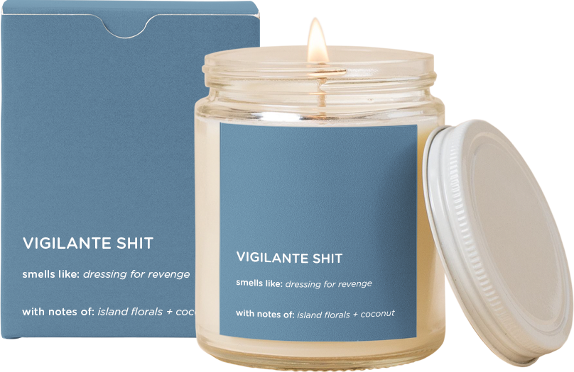 Vigilante Shit Jar Life Candle
