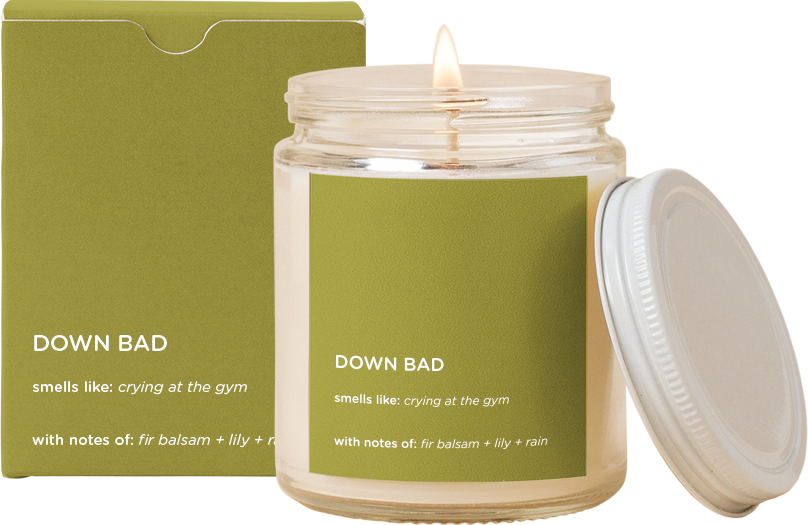Down Bad Life Jar Candle