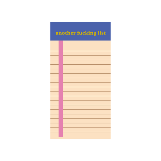Tearaway Notepad Extra Small - Another Fucking List