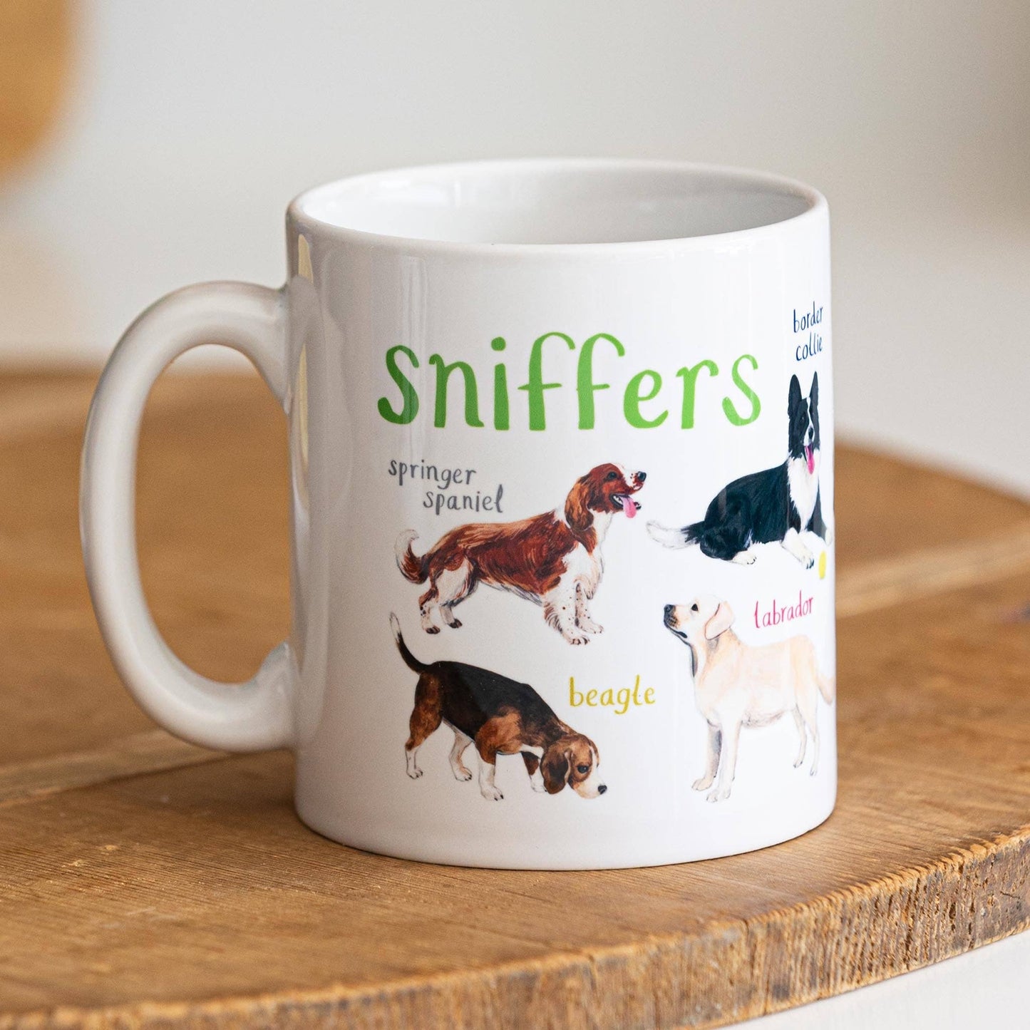 Sniffers Ceramic Dog Pun Mug