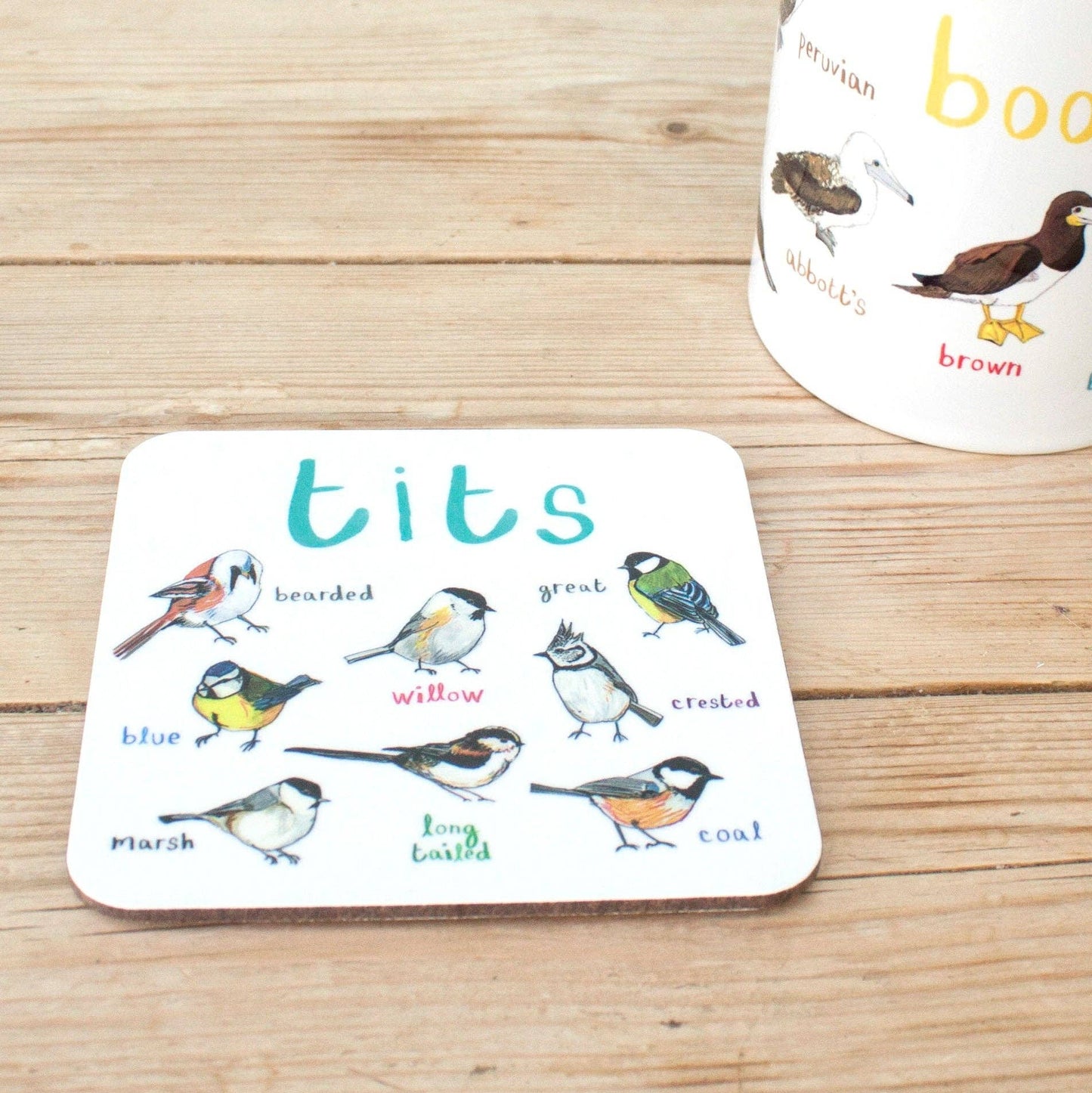 Tits Bird Coaster