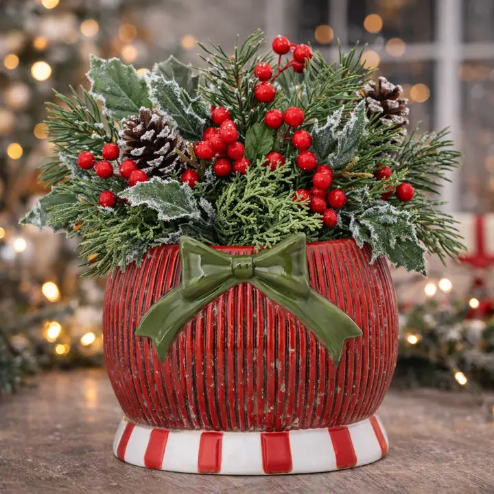Ribbon Stripe Planter