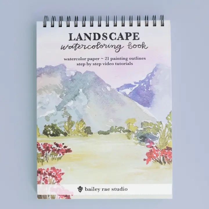 Landscape Watercoloring Book
