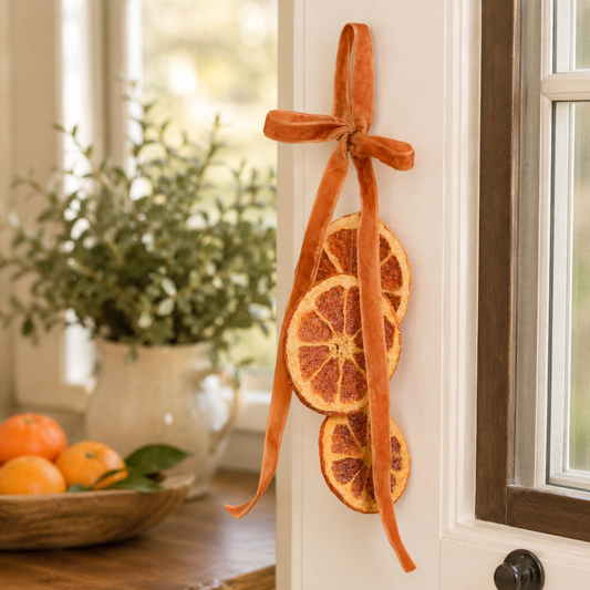 5.5" Iced Orange Slice Ornament