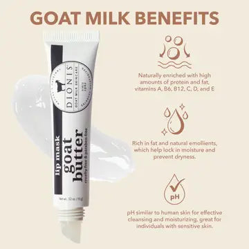 Dionis Goat Butter Lip Mask, .52 oz.