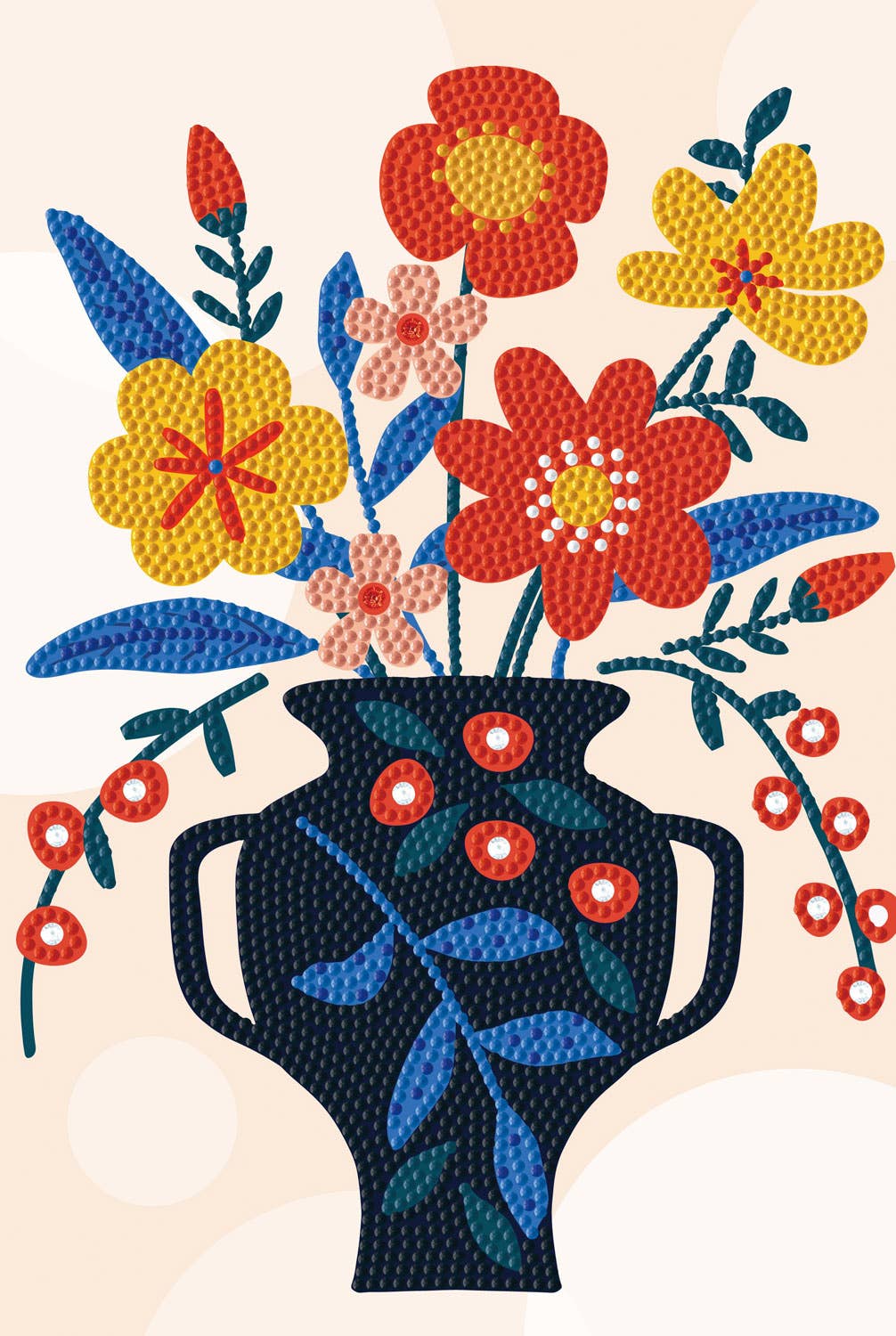 Blue Vase Diamond Art