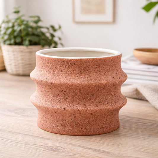 Rust Curved Planter