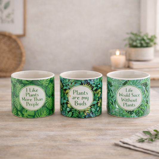 Green Witty Planter