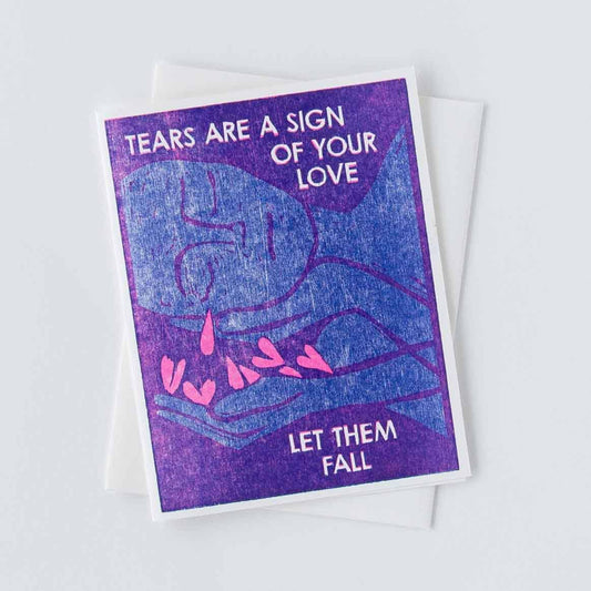 Sign of Your Love Letterpress Sympathy Card