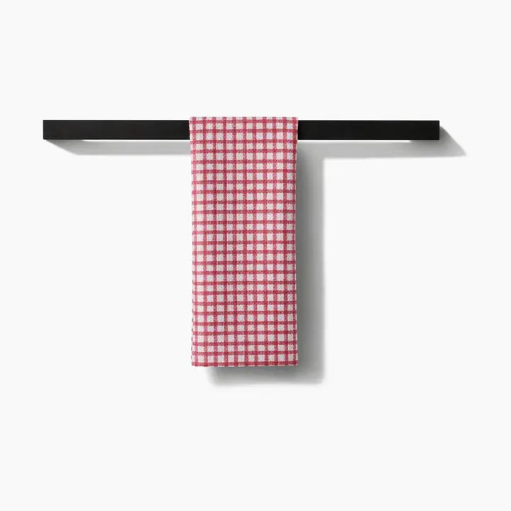 Fireside Plaid Red Tea Towel