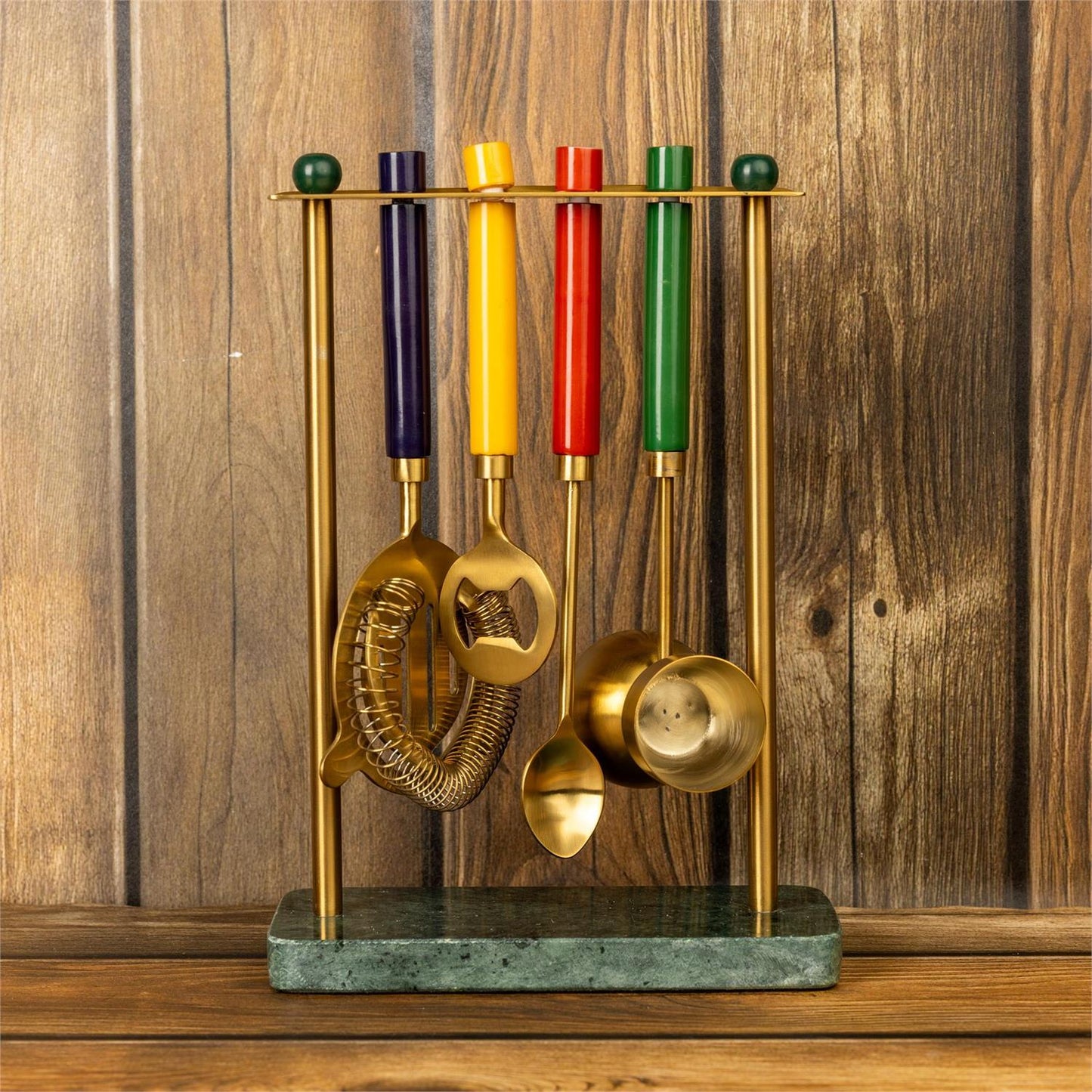 Jewel-Tone Classic Bar Set