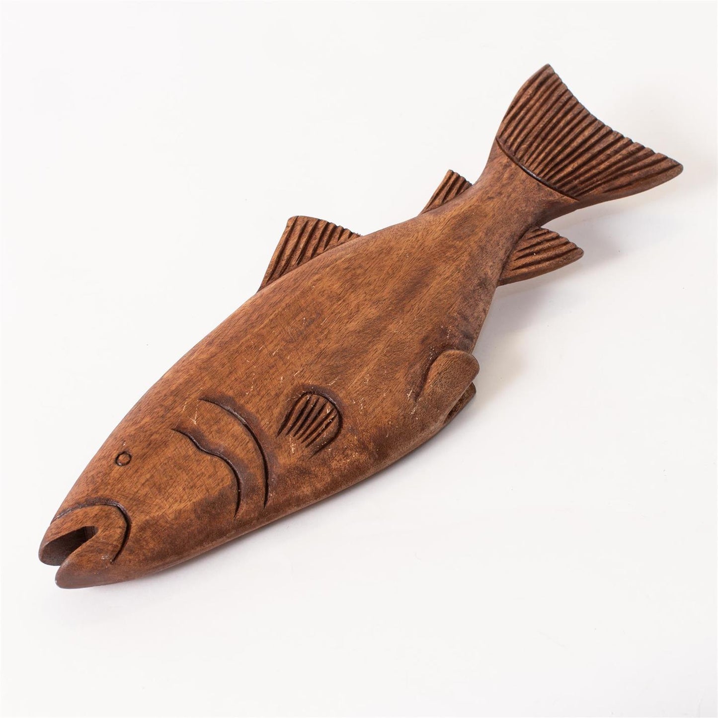 Carved Wood Fish Figure