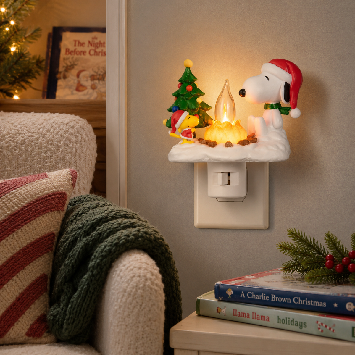 Snoopy Campfire Night Light