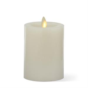 Pearl Ivory Recessed Wax Luminara Pillar Candles