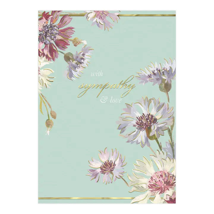 Greeting Card Sympathy Wildflowers