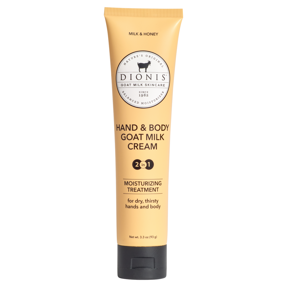 Dionis Milk & Honey Hand & Body Goat Milk Cream, 3.3 oz