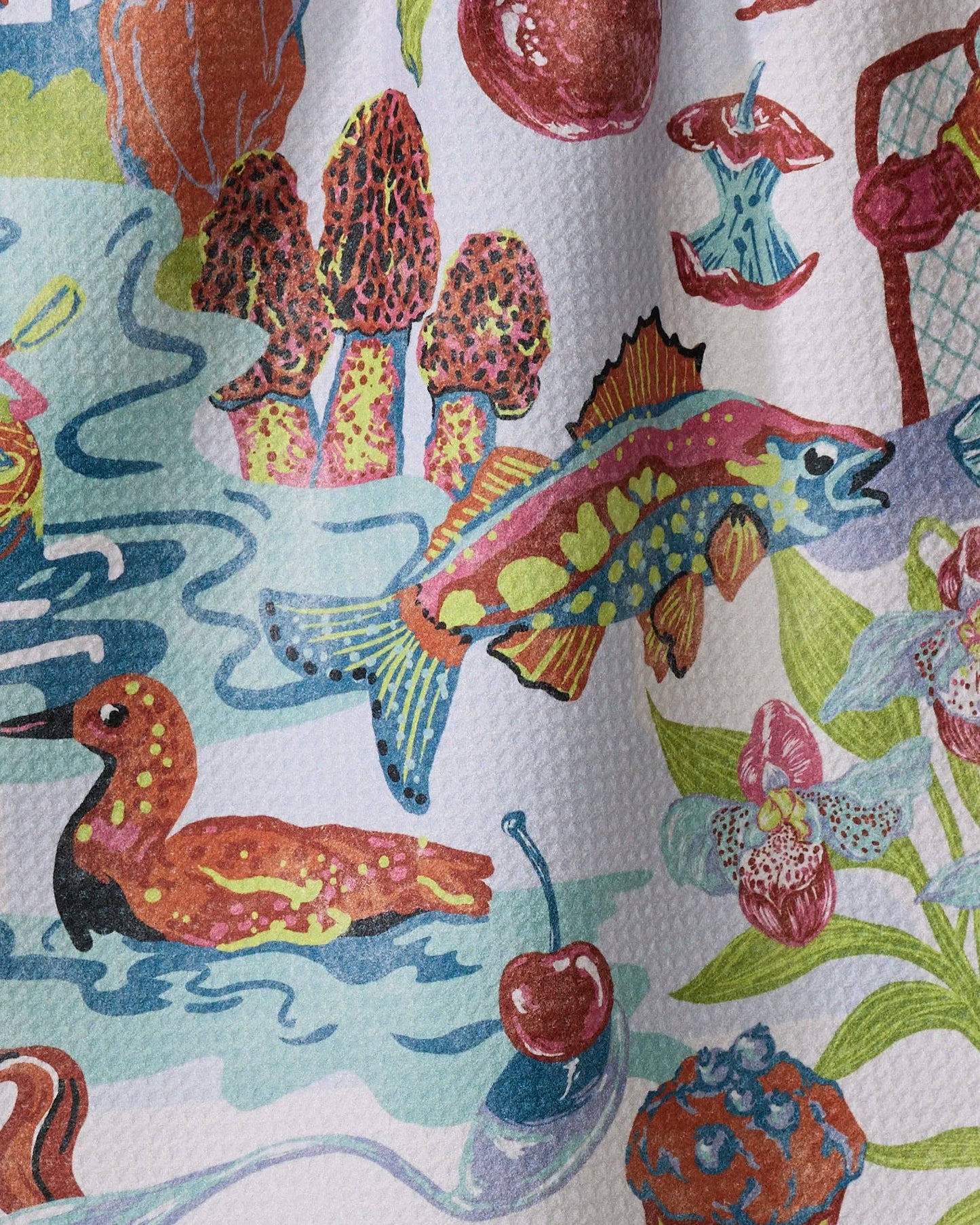 Greetings From Minnesota Tea Towel