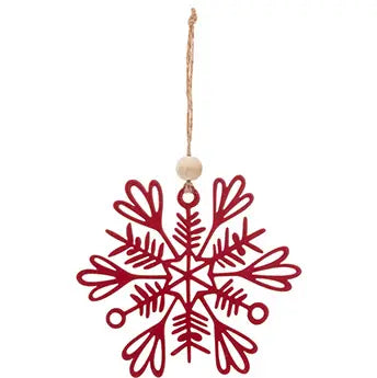 Metal Snowflake Ornament