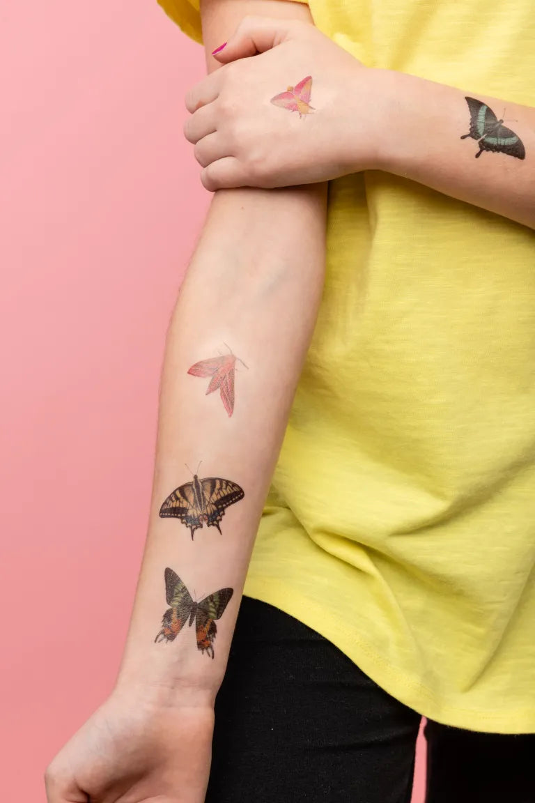 Fluttery, Friendly Tattoo Butterflies