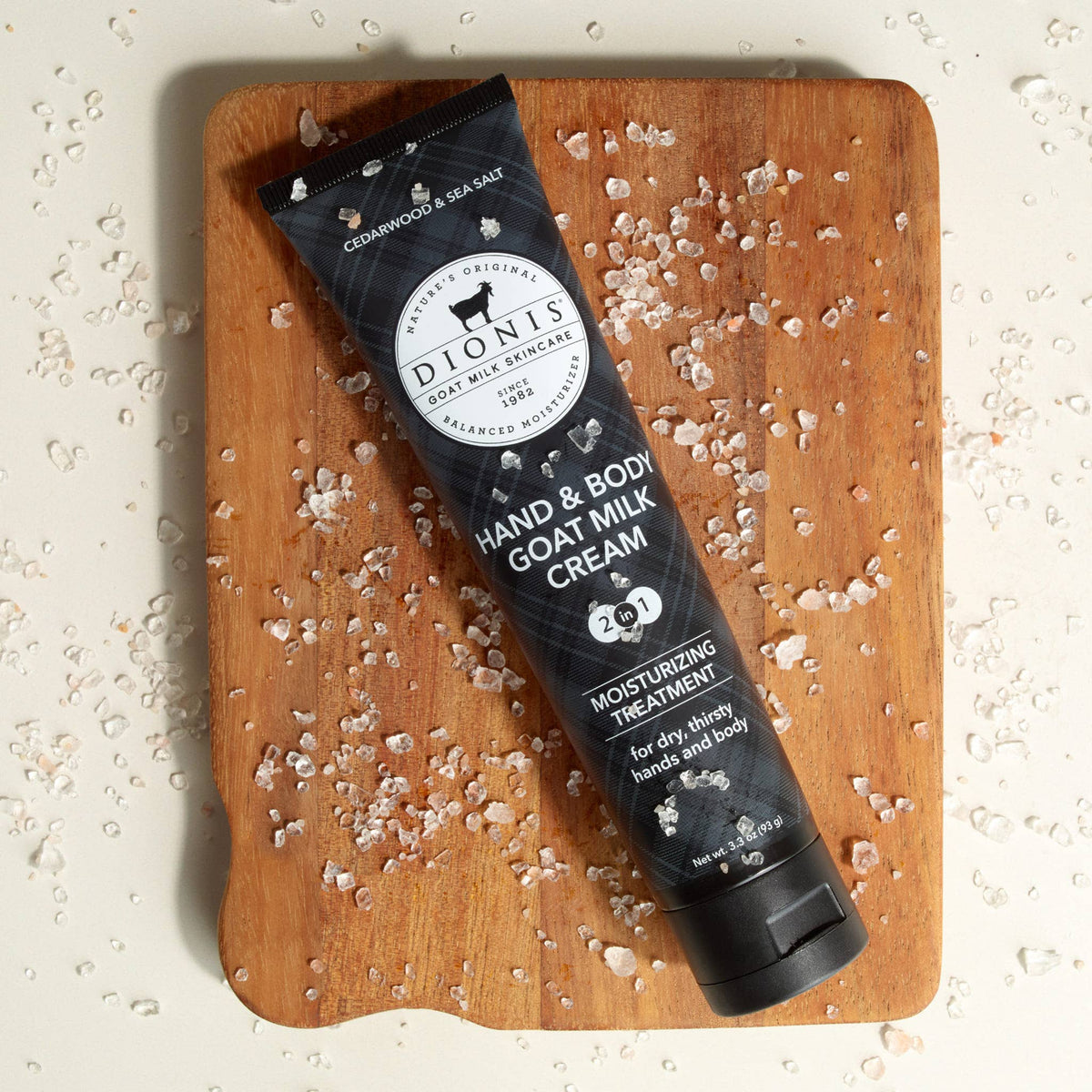 Dionis Cedarwood & Sea Salt Hand & Body Goat Milk Cream3.3oz