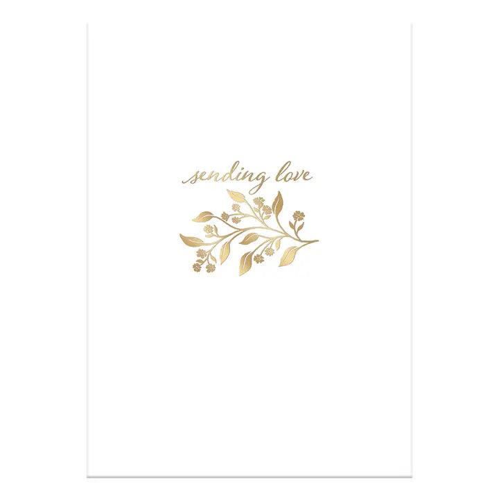 Greeting Card Thinking of You Foil Sprig