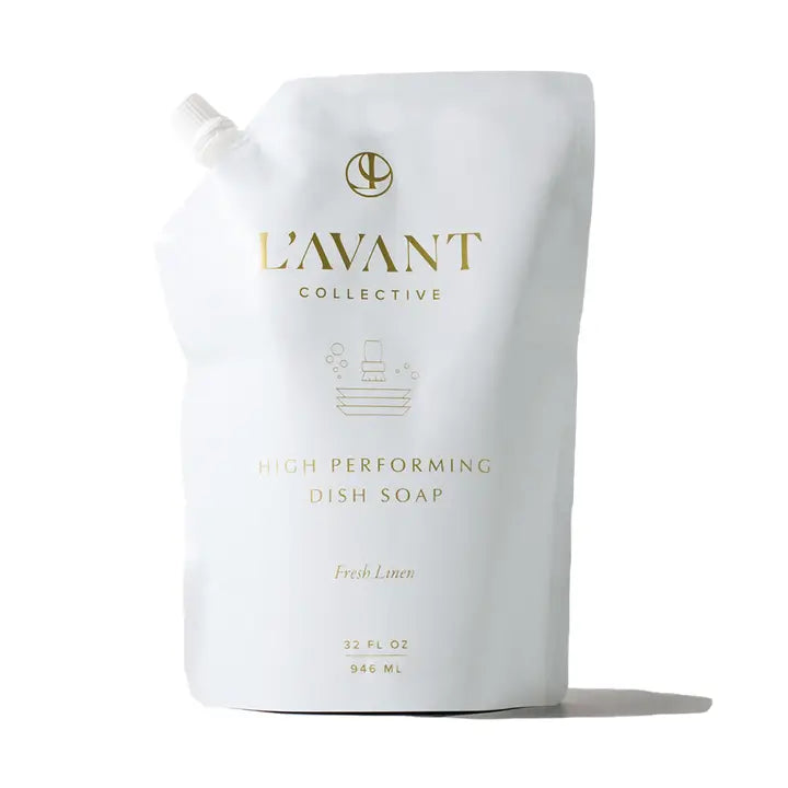 Fresh Linen High Performing Dish Soap Refill Pouch