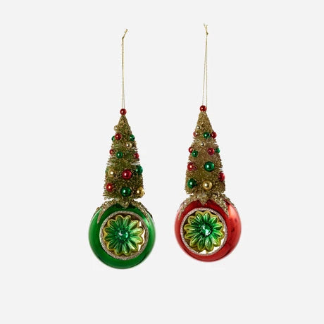Sisal Tree Reflector Ornament