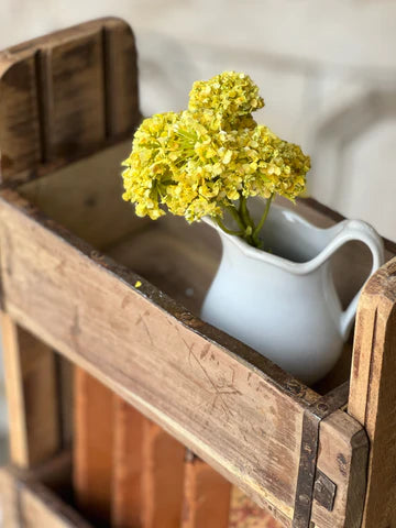 8" Faux Yellow Mayflower Blooms