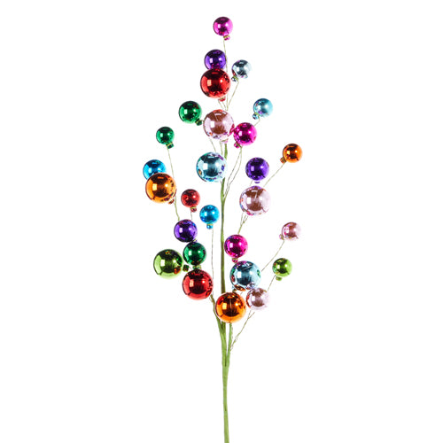 Multicolor Ball Ornament Spray