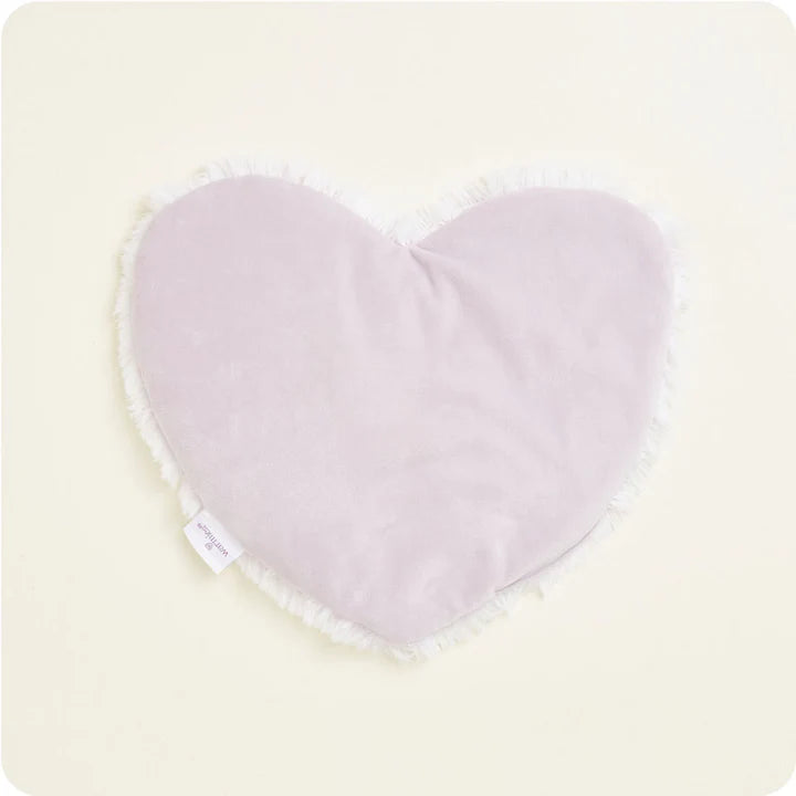 Marshmallow Lavender Warmies Heart Heat Pad