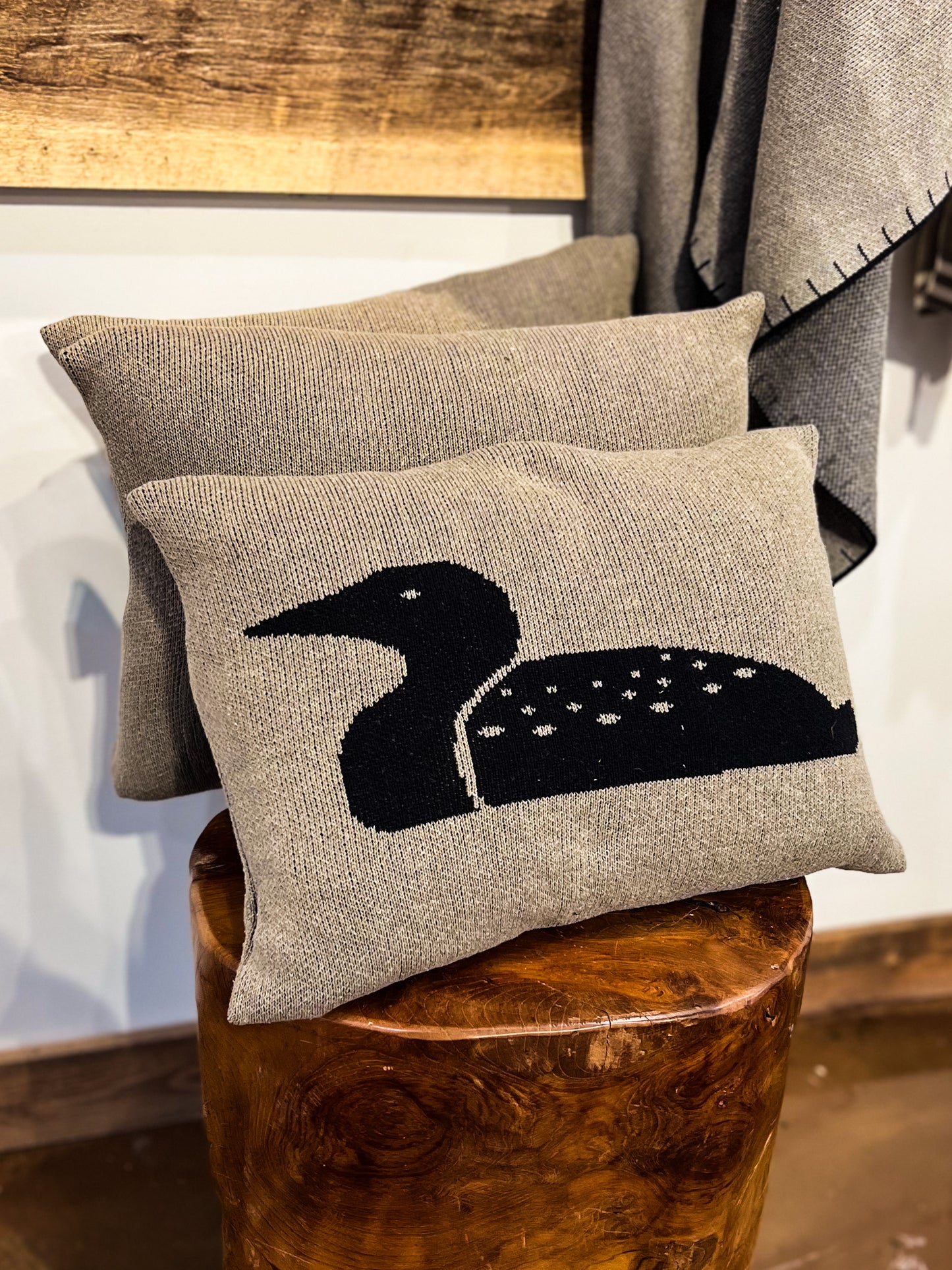 Knit Loon Lumbar Pillow