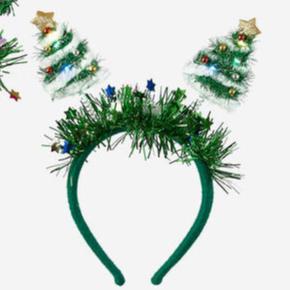 Lighted Christmas Tree Headband