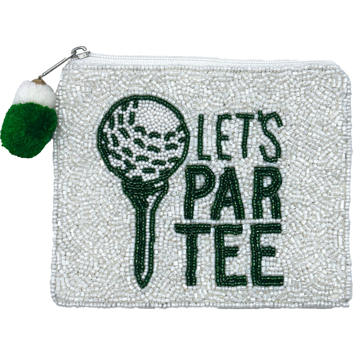 Lets Par Tee Beaded Pouch